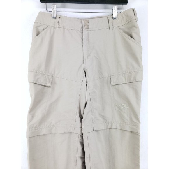 The North Face Convertible Pants Women's Size 8 Tan - Picture 6 of 9